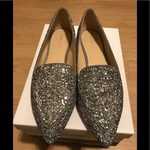 Sparkling Silver BGCGeneration flat shoes
